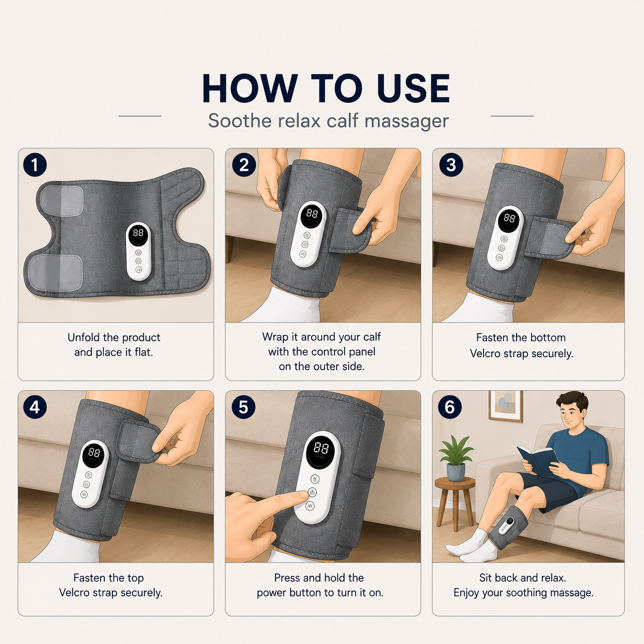 CalfVivePro™ Heated Leg Massager